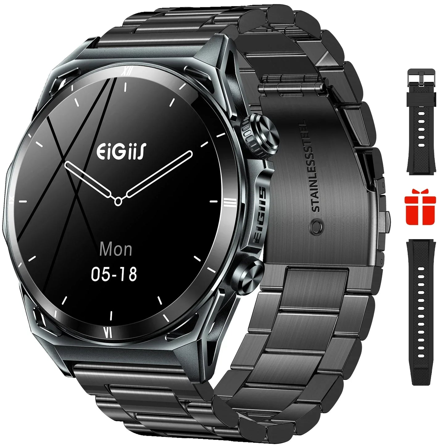 Xiaomi Smart Watch KE6 1.43" AMOLED Display Men Black Sports Watch KE Series Bluetooth Call Health Monitor IP68 Waterproof All