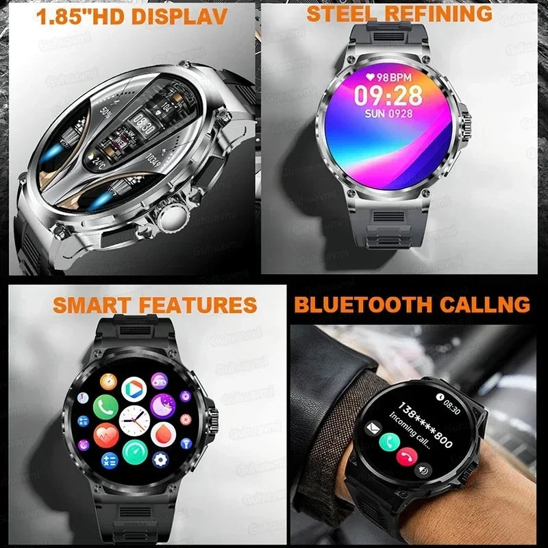 Xiaomi smartwatch da uomo Bluetooth Talk 1.85 "display Smartwatch 710 mah batteria grande 400 + quadrante smartwatch per Huawei