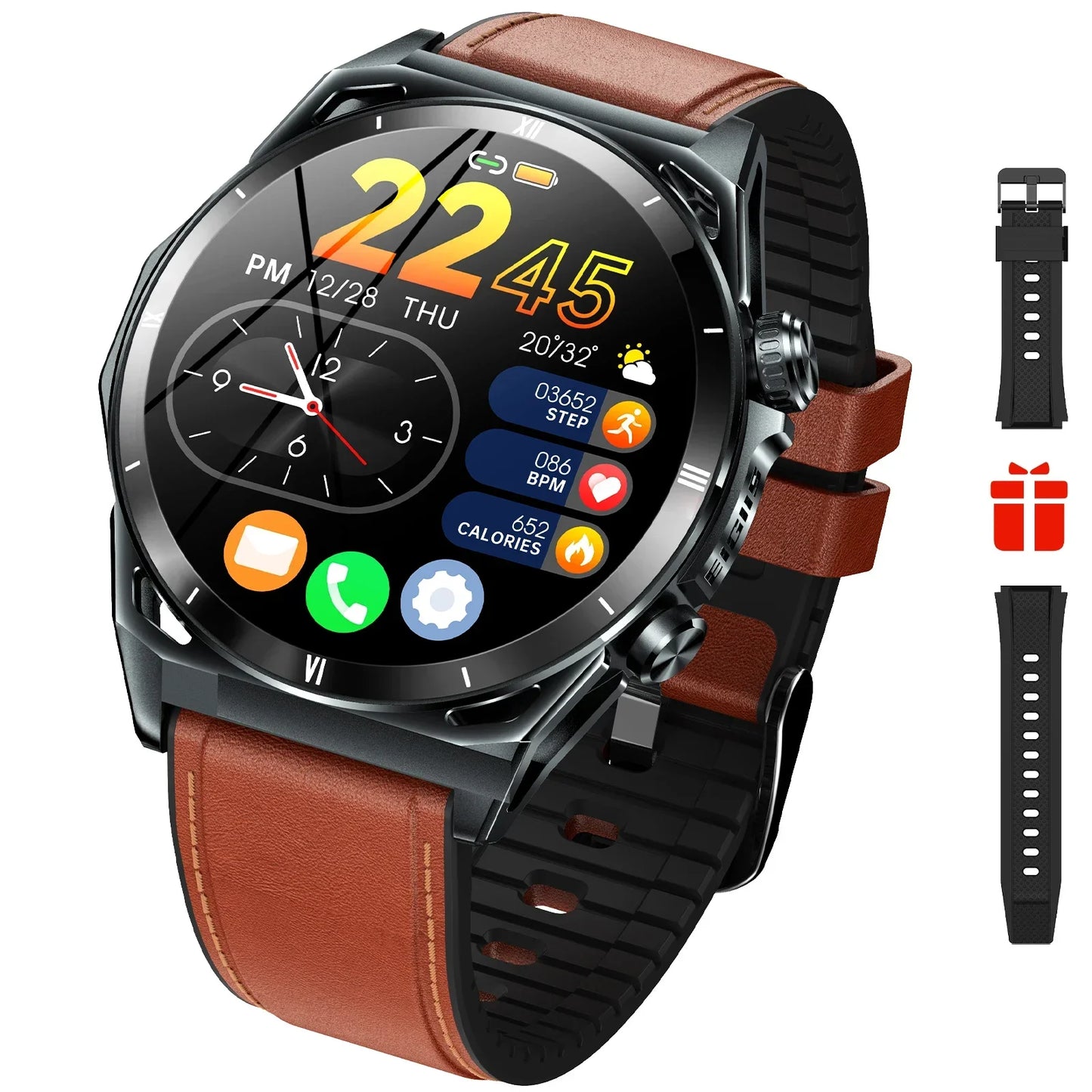 Xiaomi Smart Watch KE6 1.43" AMOLED Display Men Black Sports Watch KE Series Bluetooth Call Health Monitor IP68 Waterproof All