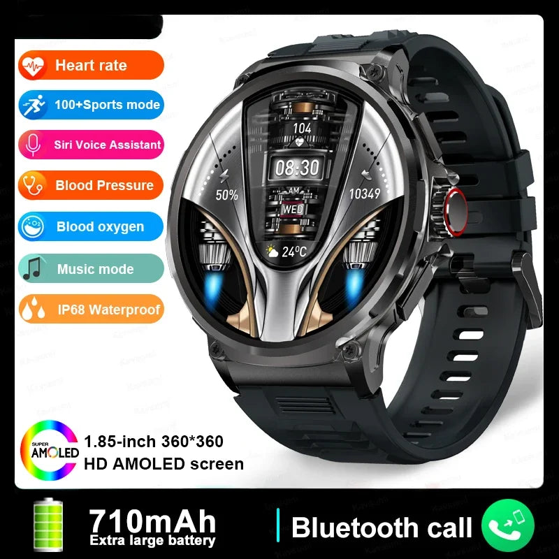 Xiaomi smartwatch da uomo Bluetooth Talk 1.85 "display Smartwatch 710 mah batteria grande 400 + quadrante smartwatch per Huawei