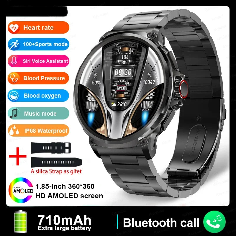 Xiaomi smartwatch da uomo Bluetooth Talk 1.85 "display Smartwatch 710 mah batteria grande 400 + quadrante smartwatch per Huawei